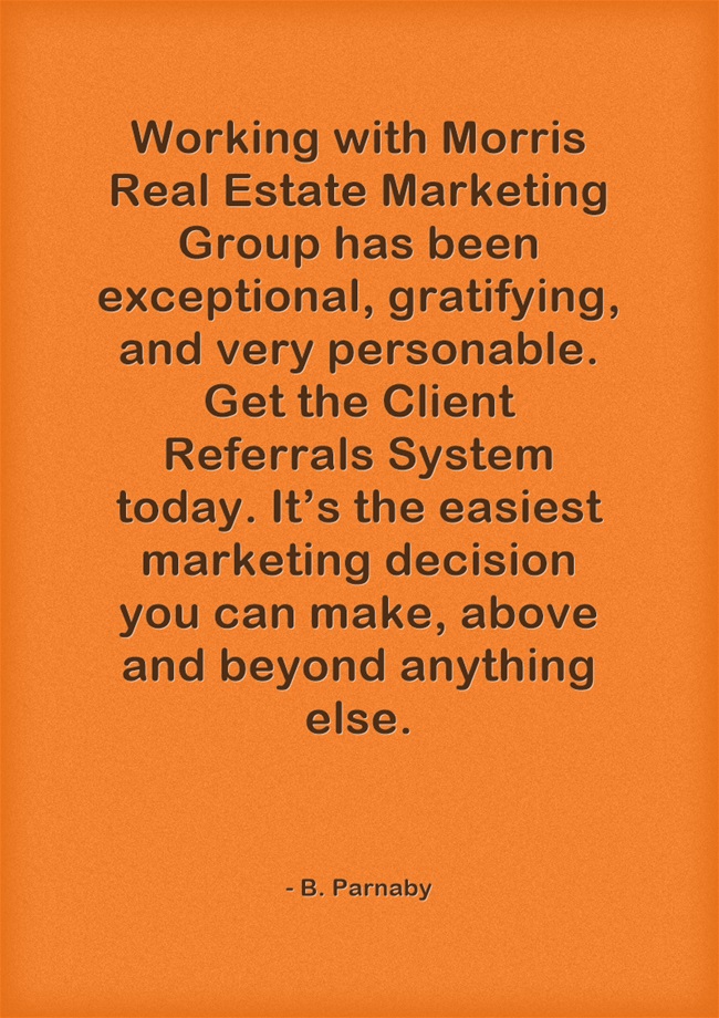 Morris Real Estate Marketing Testimonial