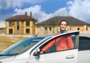 Real Estate Agents' car.