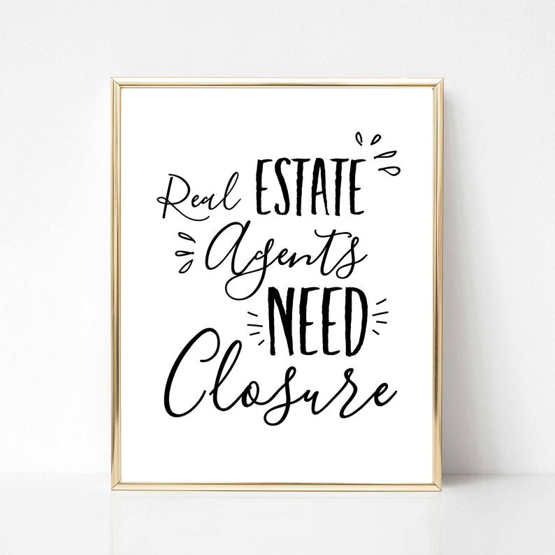 real estate signs on etsy